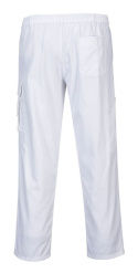 Spodnie malarskie, białe, do pasa S817 Potwest