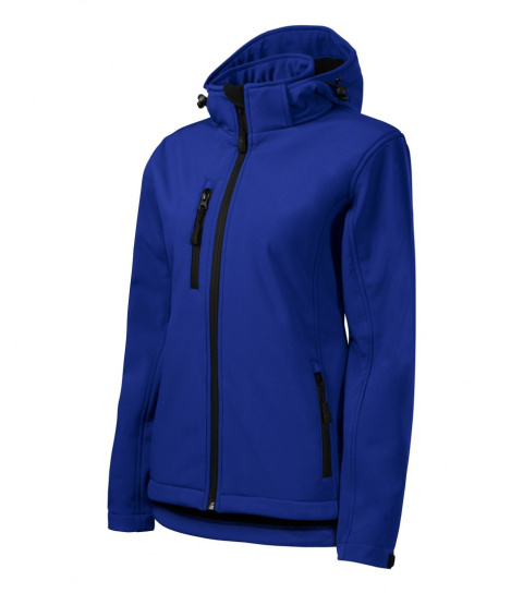 Kurtka softshell damska niebieska, chabrowa