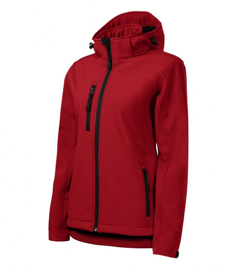 Kurtka softshell damska czerwona