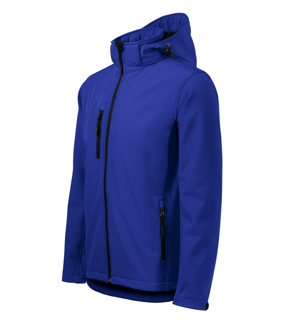 Kurtka Softshell męska chabrowa, niebieska Kurtka Softshell męska chabrowa, niebieska