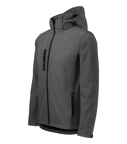 Kurtka Softshell męska szara, stalowa Kurtka Softshell męska szara, stalowa