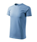 Koszula T-shirt męska błękitna