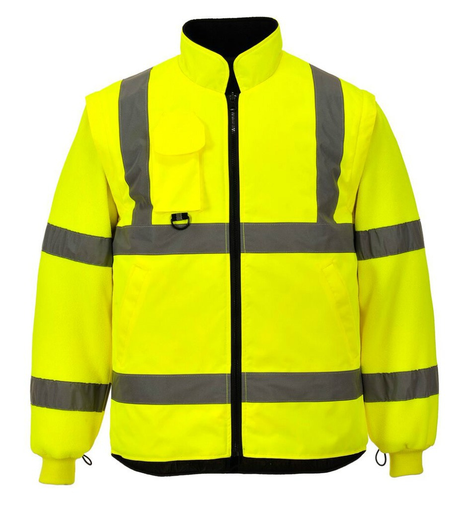 Kurtka odblaskowa 7 w 1, żołta,odblaskowa Kurtka odblaskowa 7 w 1, żołta,odblaskowa