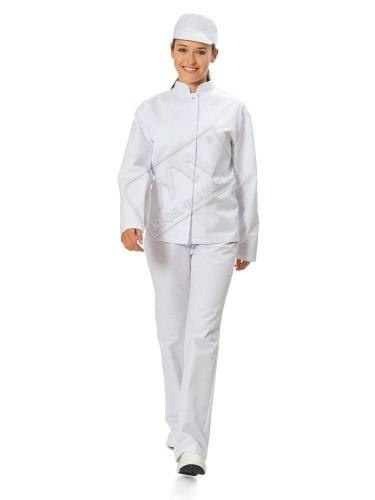 2-3093-020-1080 BLUZA DAMSKA DŁUGA BIAŁA HACCP KEGEL 2-3093-020-1080 BLUZA DAMSKA DŁUGA BIAŁA HACCP KEGEL