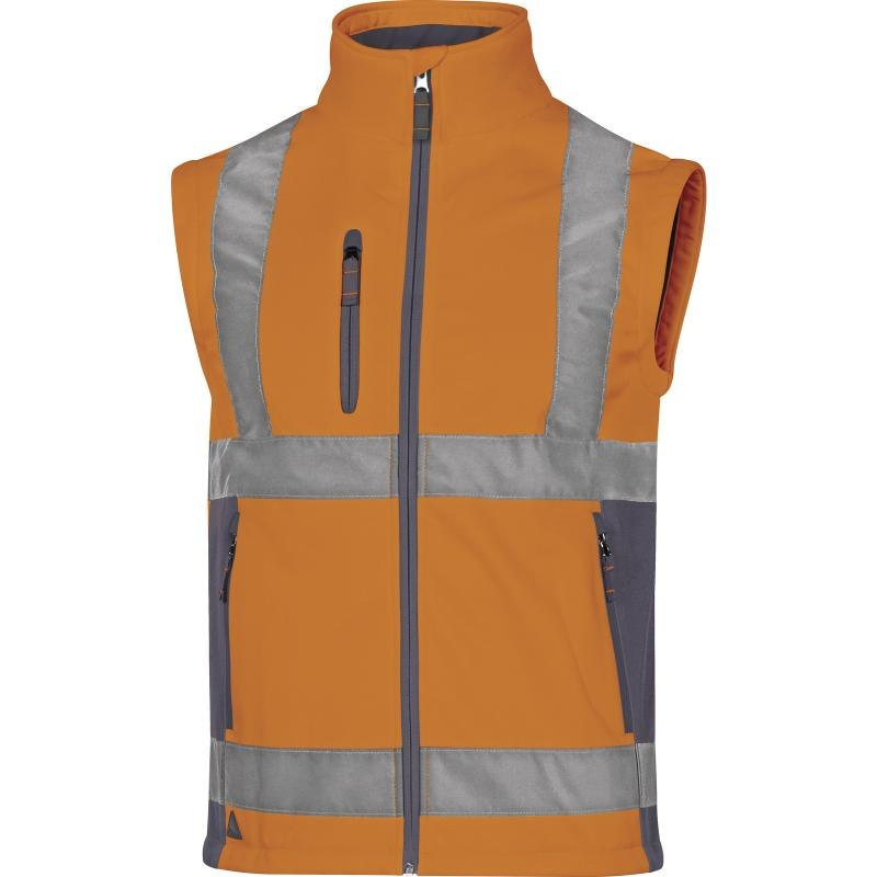 Kurtka ostrzegawcza SOFTSHELL OSTRZEGAWCZA Z ODPINANYMI RĘKAWAMI Kurtka ostrzegawcza SOFTSHELL OSTRZEGAWCZA Z ODPINANYMI RĘKAWAMI