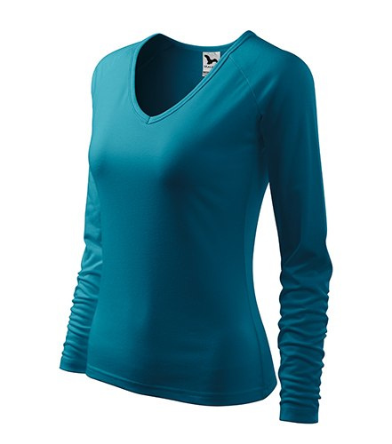 127 koszulka damska z długim rękawem longsleeve turkusowa 127 koszulka damska z długim rękawem longsleeve turkusowa