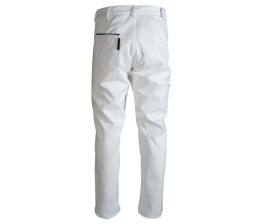 Spodnie robocze do pasa białe MAX-POPULAR