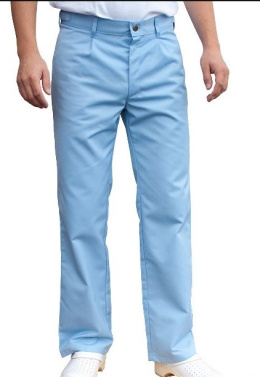 5084-020-2045 Spodnie męskie do pasa niebieskie, odzież HACCP, Kegel