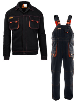 BRIXTON SPARK Ubranie robocze - 100% bawełna - czarne