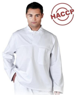 Bluza biała HACCP, wciągana, piekarska, masarska