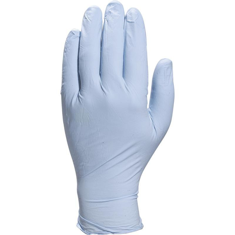 V1400B100 Rękawiczki nitrylowe niebieskie DELTA PLUS
