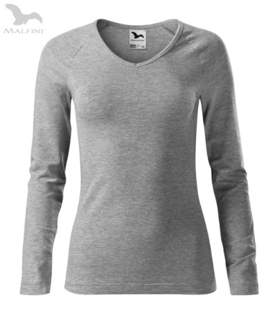 127 koszulka damska z długim rękawem longsleeve szara 127 koszulka damska z długim rękawem longsleeve szara