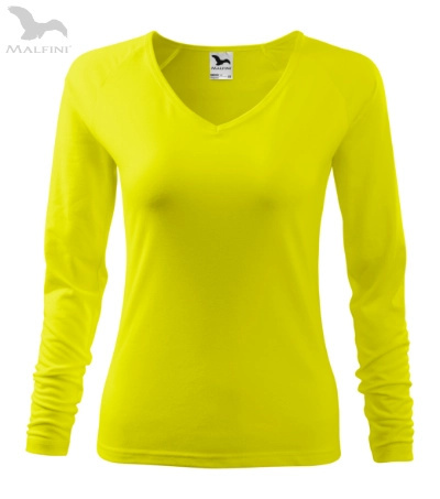 127 koszulka damska z długim rękawem longsleeve żółta cytrynowa 127 koszulka damska z długim rękawem longsleeve żółta cytrynowa