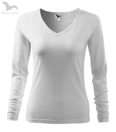 127 koszulka damska z długim rękawem longsleeve biała 127 koszulka damska z długim rękawem longsleeve biała