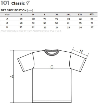 Koszulka robocza męska T-shirt Classic Adler / Malfini