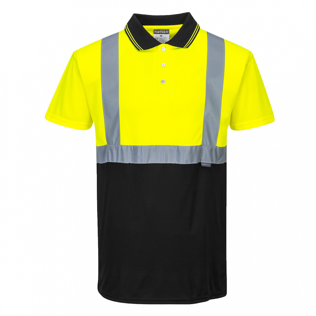 koszulak polo robocza ostrzegawcza odblaskowa żółto czarna