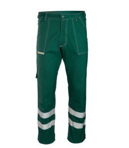 spodnie robocze zielone z odblaskami, Brixton Classic