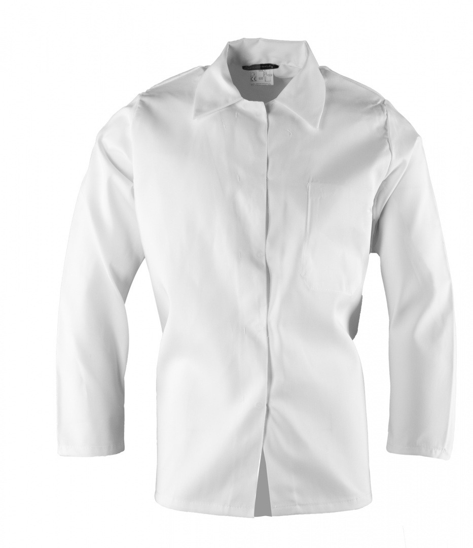 WHITE Bluza damska HACCP rozpinana z długim rękawem, odzież BRIXTON