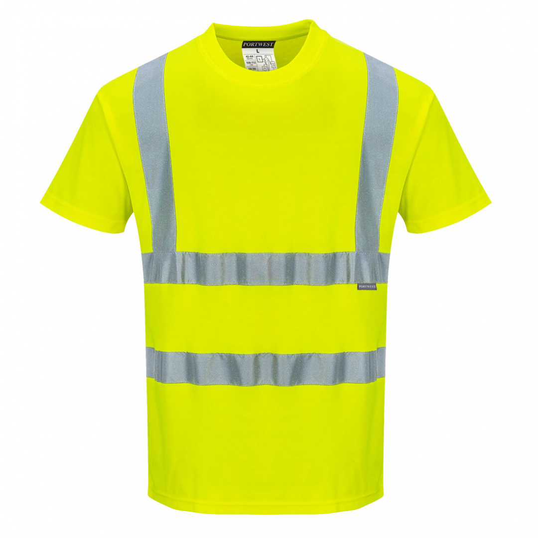 Tshirt odblaskowy Portwest żółty, pomarańczowy bawełna poliester S,M,L,XL,XXL,XXXL, COTTON COMFORT, anty UV Tshirt odblaskowy Portwest żółty, pomarańczowy bawełna poliester S,M,L,XL,XXL,XXXL, COTTON COMFORT, anty UV