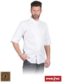 Bluza kucharska z krótkim rękawem, męska.