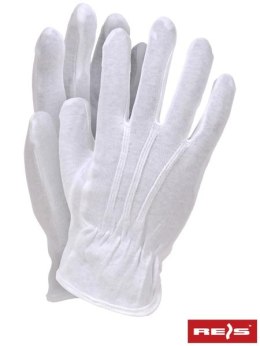 Rękawice bawełniane, białe r. 4-10