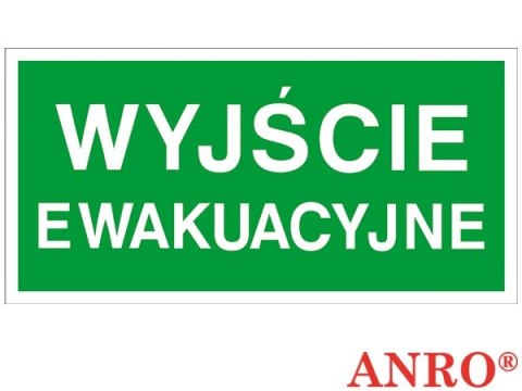 Znak ewakuacyjny „Wyjście ewakuacyjne".