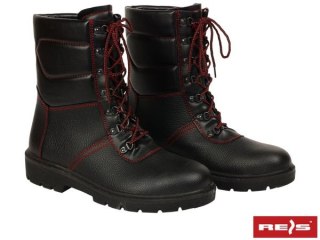 Buty zimowez metalowym noskiem, ocieplane WINTER Reis