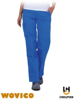 Niebieskie spodnie LH-WOMVOBER, drelichowe