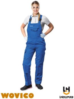 Spodnie damskie WOMBISER robocze ogrodniczki niebieskie