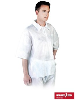 Bluza z polipropylenu z krótkim rękawem.