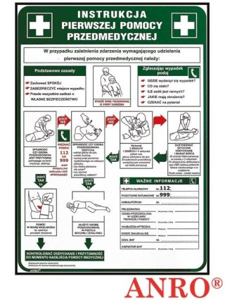 Instrukcja pierwszej pomocy przedmedycznej