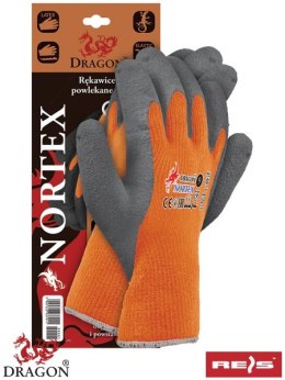 NORTEX Dragon Rękawiczki zimowe robocze oblewane spienionym lateksem NORTEX Dragon