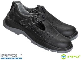 Sandały z noskiem PPO 41, antyelektrostatyczne, skórzane, S1 SRC, EN20345