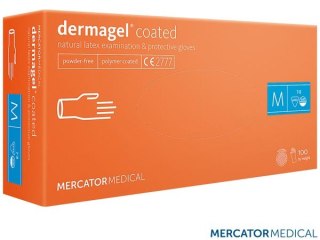 DERMAGEL Rękawice diagnostyczne bezpudrowane, niesterylne 100% lateks