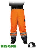 Spodnie LH-VIBETRO do pasa ocieplane pomarańczowe