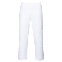 Spodnie 2208 Portwest, białe, gumka,