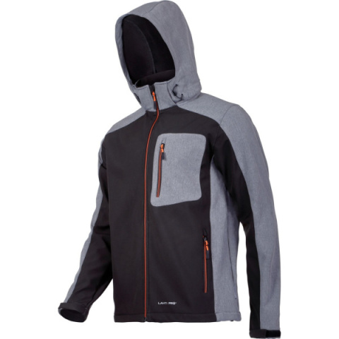 Kurtka L40916 SOFTSHELL z kapturem męska