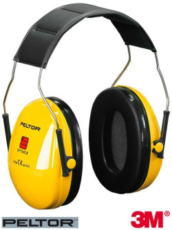 Peltor OPTIME I 3M - SNR=27 dB słuchawki, żółte