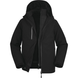 Kurtka 3w1 Eole2 Delta Plus czarna, softshell