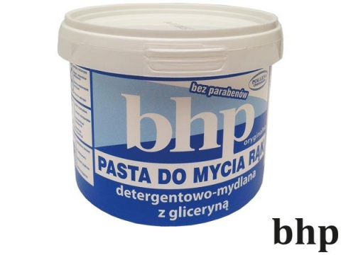 Pasta bhp do rąk detergentowo-mydlana z gliceryną 500 g. Pasta bhp do rąk detergentowo-mydlana z gliceryną 500 g.