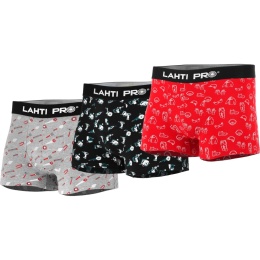 Bokserki męskie, 3 pack, Lahti Pro L4121306, majtki