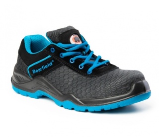 Buty robocze S3 Bearfield Hex SRC męskie, damskie, sporotwy wzór typu adidas, niebieskie