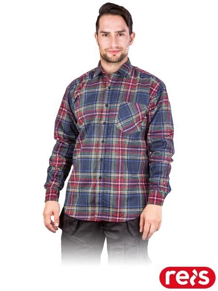 Koszule flanelowa bhp w kratę KF- MC Reis