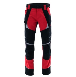 Spodnie do pasa COTTONFLEX Czarny Ciemnoczerwony