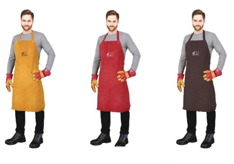 Fartuchy spawalnicze WY-FSB skórzane z nićmi kevlarowymi