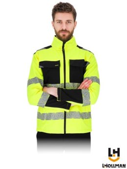 Lekka kurtka męska softshell PRIZMAT odblaskowa