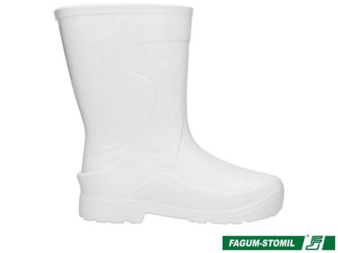 Buty damskie VERONA FAGUM-STOMIL, EVA, białe typu kalosz