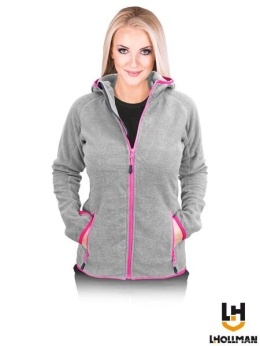Bluza polarowa damska z kapturem LH-LADYBU