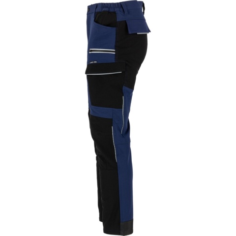 Spodnie Lahti Pro L40554 granatowe SLIM FIT