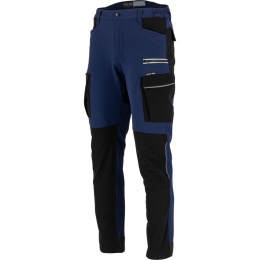 Spodnie Lahti Pro L40554 granatowe SLIM FIT